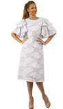 Lily & Taylor 4994 white dress