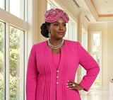 Lily & Taylor H167 hot pink hat