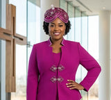Lily & Taylor H167 magenta hat