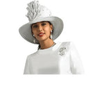 Lily and Taylor H214 white hat