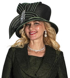 Lily & Taylor H921 olive green hat