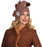 Lily & Taylor H951 mocha brown hat