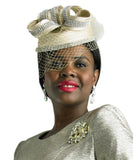 Lily & Taylor H365 gold fascinator
