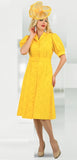 Lily & Taylor 4990 yellow maxi dress