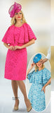Lily & Taylor 4993 fuchsia dress