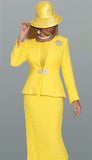 Lily & Taylor 5160 yellow skirt suit