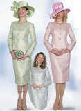 Lily & Taylor 5180 novelty skirt suit