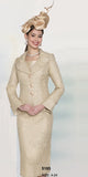 Lily & Taylor 5185 gold skirt suit