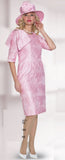 Lily & Taylor 4859 pink dress