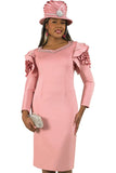 Lily & Taylor 4903 rose pink dress