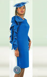 Lily & Taylor 4907 royal blue dress