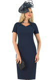 Lily & Taylor 4982 navy blue dress