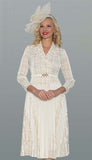 Lily & Taylor 5091 ivory dress
