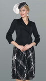 Lily & Taylor 5092 black dress