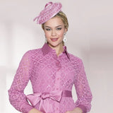 Lily & Taylor H938 mauve fascinator