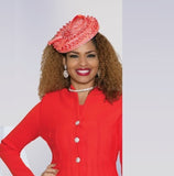 Lily & Taylor H938 orange fascinator