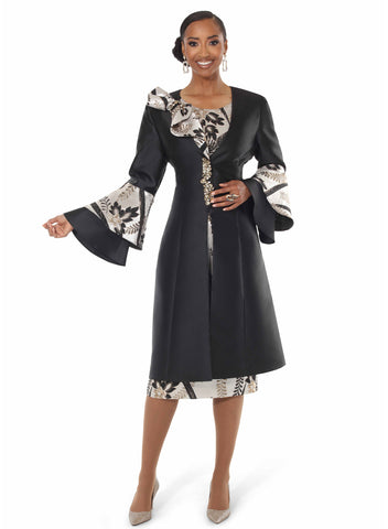 Lisa Rene 229YJ black jacket dress
