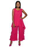 Lisa Rene 3390 fuchsia pink pant set