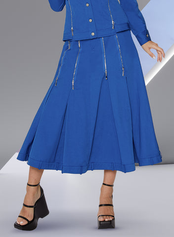 Love the Queen 17532 royal blue Skirt