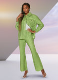Love the Queen 17544 lime green Pant