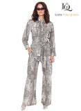 Love the Queen 17642 grey pant set