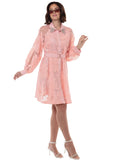 Love the Queen 17648 pink lace dress