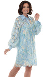 Love the Queen 17650 blue lace dress