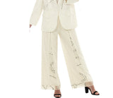 Love the Queen 17665 off white pant