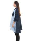 Luxe Moda 508 light blue denim blouse
