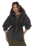Luxe Moda 548 rhinestone embellished black jacket