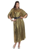 Luxe Moda 556 gold maxi dress