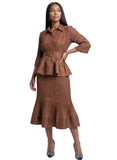 Luxe Moda 563 coco skirt set