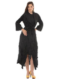 Luxe Moda 566 black duster dress