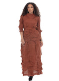 Luxe Moda 568 clay skirt set