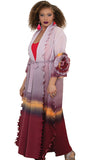 Luxe Moda 516 mauve duster jacket