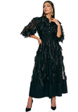 Luxe Moda 534 black dress