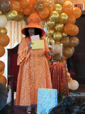 Divine Blessings 2071 tangerine orange dress