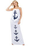 Nautical Maxi Dress