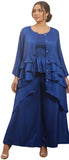 Oversize Royal Blue Pant Set