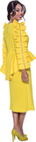 Stellar Looks 1932 yellow scuba dress