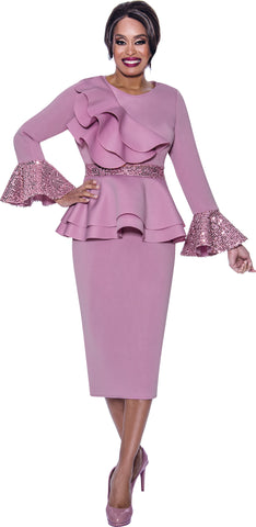 Stellar Looks 1881 lilac skirt suit
