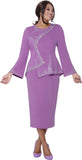 Stellar Looks 600202 lilac skirt suit