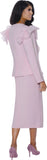 Stellar Looks 600542 pink skirt suit