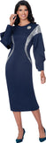 Stellar Looks 600771 navy dress