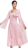 Serafina 6206 pink dress
