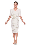Serafina 6410 white dress