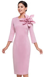 Serafina 6416 pink scuba dress