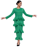 Serafina 6445 emerald green dress