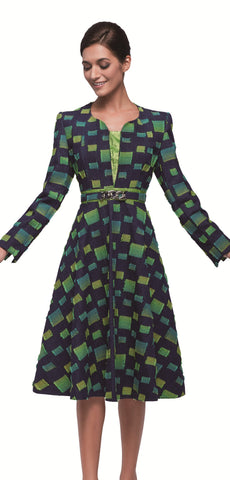 serafina denim dress Serafina 3053D Diva's Den Fashion, LLC