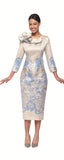 Serafina 7111 blue dress